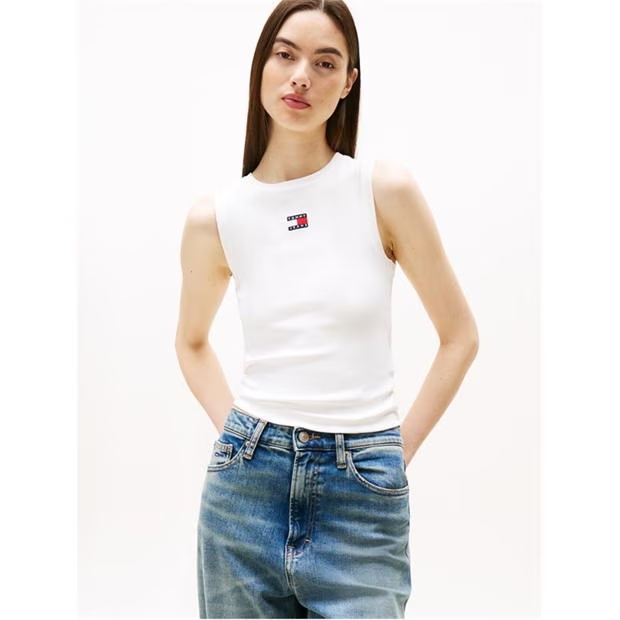 Tommy Jeans TJ Badge Tank Ld53