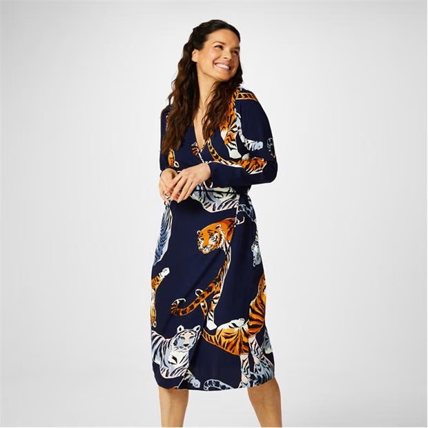 Biba Biba Kimono Wrap Dress