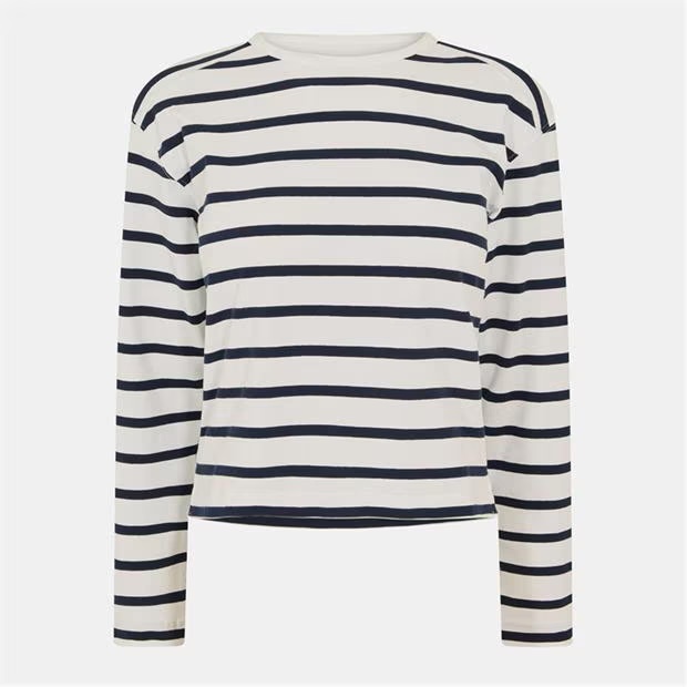 French Connection Long Sleeve Stripe Top