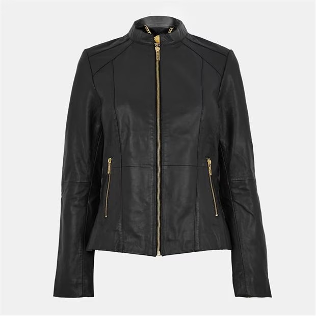 Biba Biba Neru Collar Leather Jacket