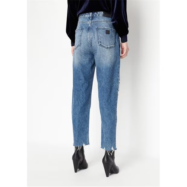 ARMANI EXCHANGE Distressed Straight Jeans