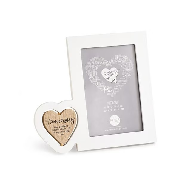Said With Sentiment 7070 - Happy Anniversary Photo Frame