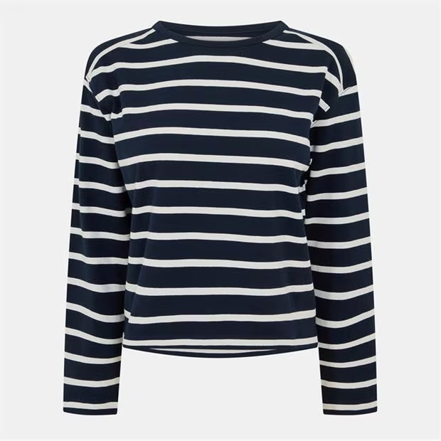 French Connection Rallie Stripe Long Sleeve T-Shirt