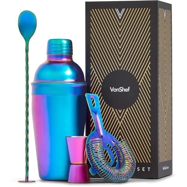 VonShef VonShef Manhattan Cocktail Shaker Set 5pc Set