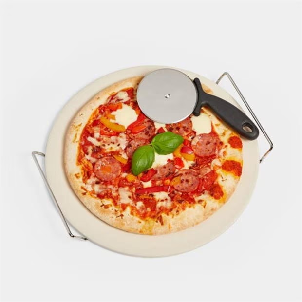 VonShef VonShef - BBQ Pizza Stone & Cutter
