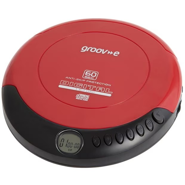 Groov-e CD Player Red