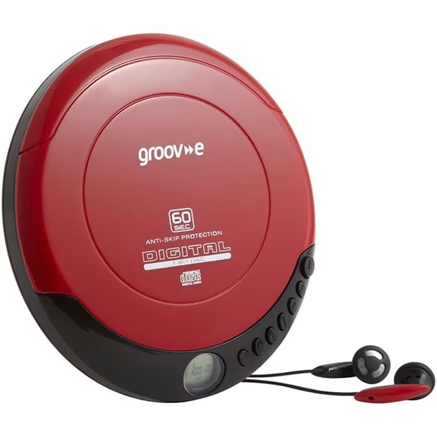 Groov-e CD Player Red