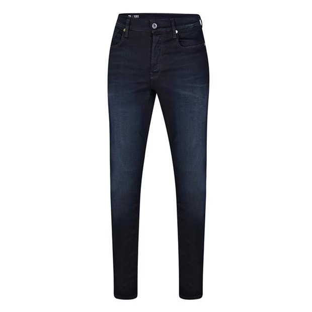 G Star Extra Slim Fit Jeans in Blue-Black Stretch Denim