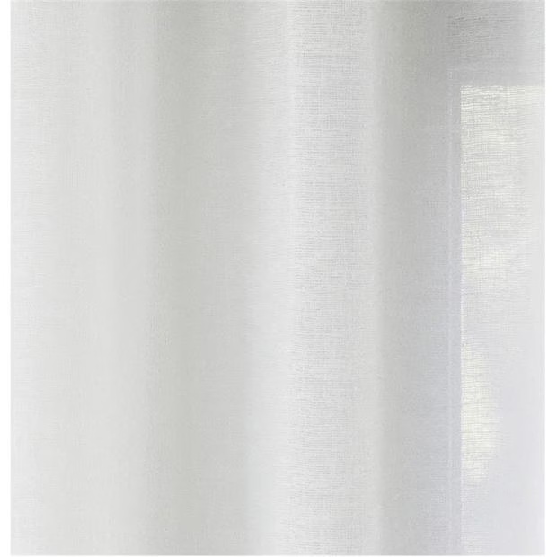 Tyrone Textiles Rhodes Linen-Look Sheer Voile Panels - Pair