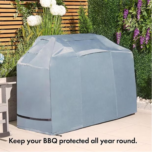 VonHaus Medium BBQ Cover- (H)124.5 x (W)152 x (D)67cm