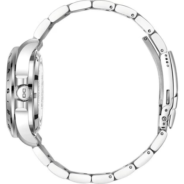 Depth Charge Charge Stainless Steel White Dial Dive Watch