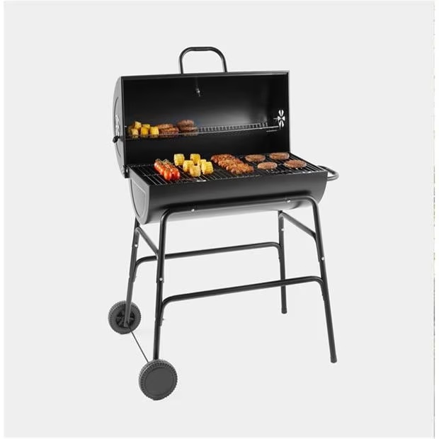 VonHaus Vonhaus Barrel Charcoal BBQ