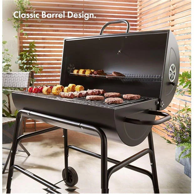 VonHaus Vonhaus Barrel Charcoal BBQ