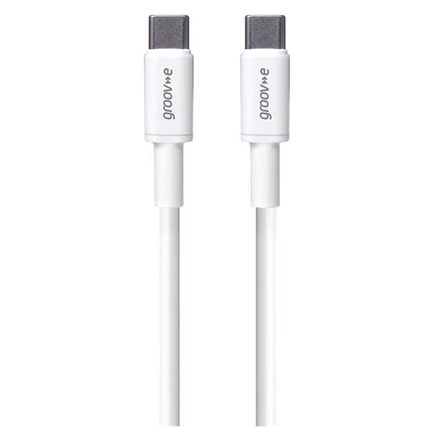 Groov-e USB-C to USB-C Charging Cable 2M - White