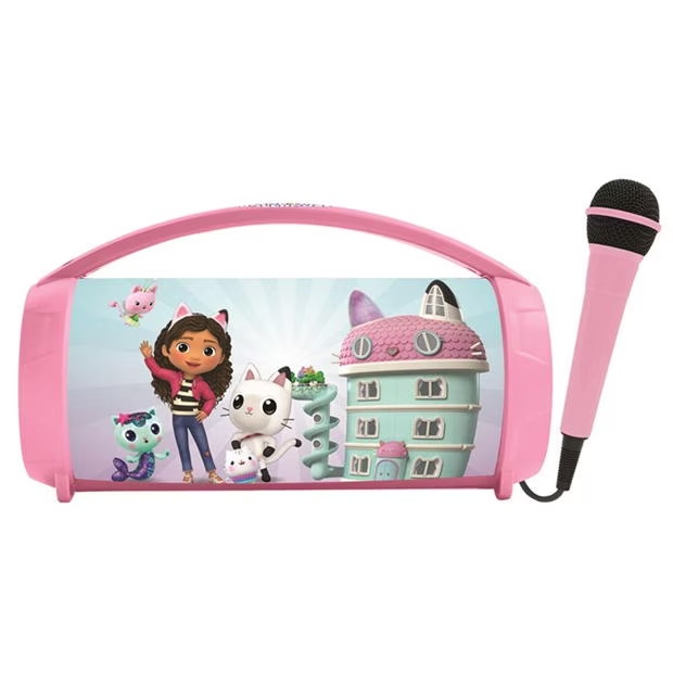 Lexibook Gabbys Dollhouse Bluetooth Speakers with Lights