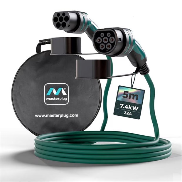 Masterplug Masterplug Mode 3 EV Charging Cable 5M Type 2 to T