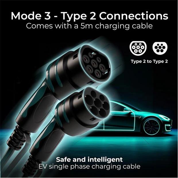 Masterplug Masterplug Mode 3 EV Charging Cable 5M Type 2 to T