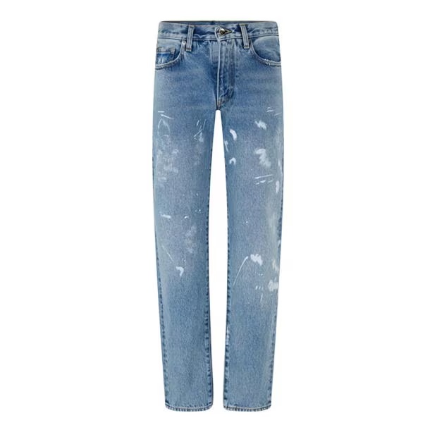 OFF WHITE Diagonal Slim Jeans
