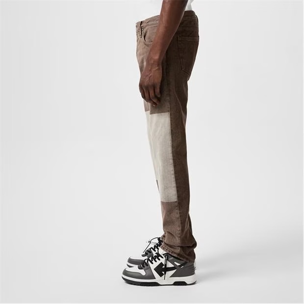 OFF WHITE Diagonal Slim Fit Jeans