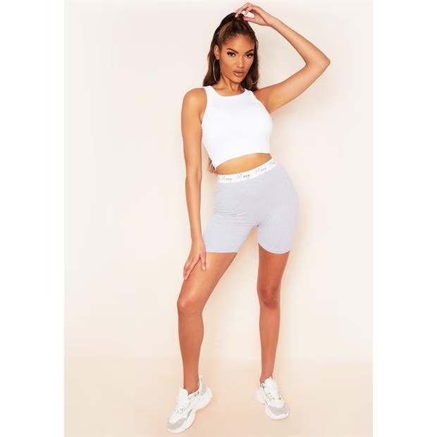 Missy Empire High Waisted Jersey Cycle Short