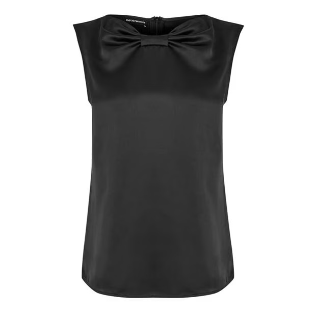 EMPORIO ARMANI Knot-Detail Top