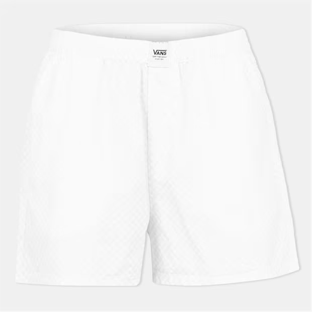 Vans Alicia Boxer Shorts White Jogger Short Womens