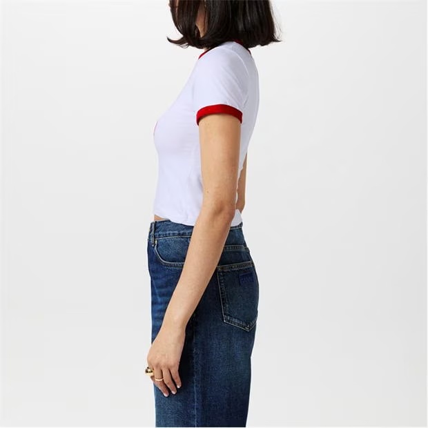 Daisy Street Cherry Ringer T-Shirt