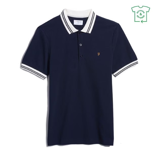 Farah Farah Stanton Short Sleeve Polo Shirt