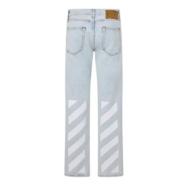 OFF WHITE Diagonal Slim Jeans