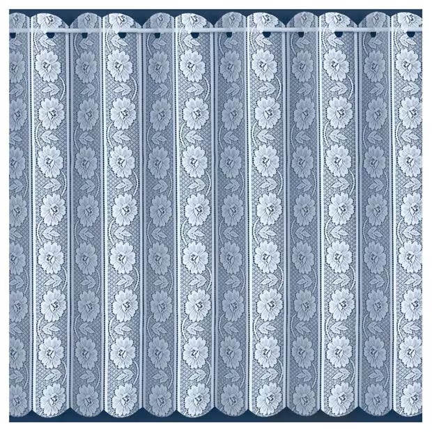 Tyrone Textiles Milan Floral Lace Louvre Style Blind