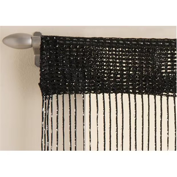 Tyrone Textiles Glam Glitter String Curtain Panel