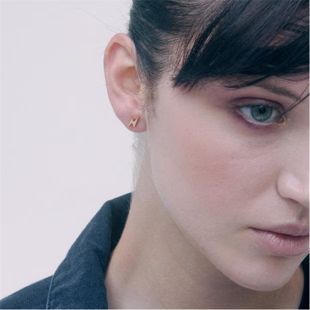 All We Are Enamel Disc Stud Earrings