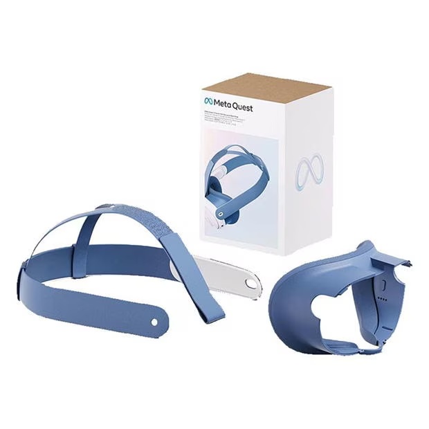 Meta Quest 3 Facial Interface & Headstrap - Blue