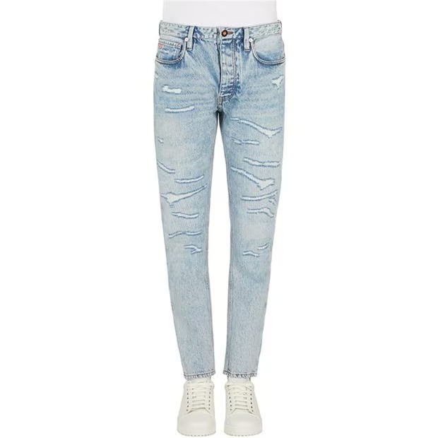 EMPORIO ARMANI Ripped Skinny Jeans