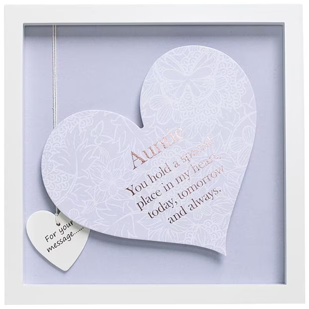Said With Sentiment 7612 - Auntie Heart Frame