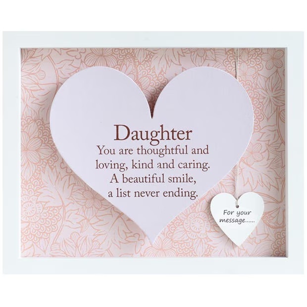Said With Sentiment 7601 - Daughter Heart Frame