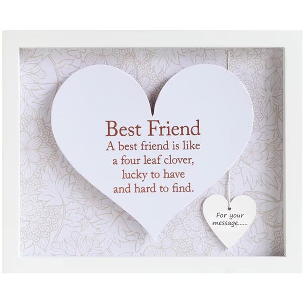 Said With Sentiment 7600 - Best Friend Heart Frame