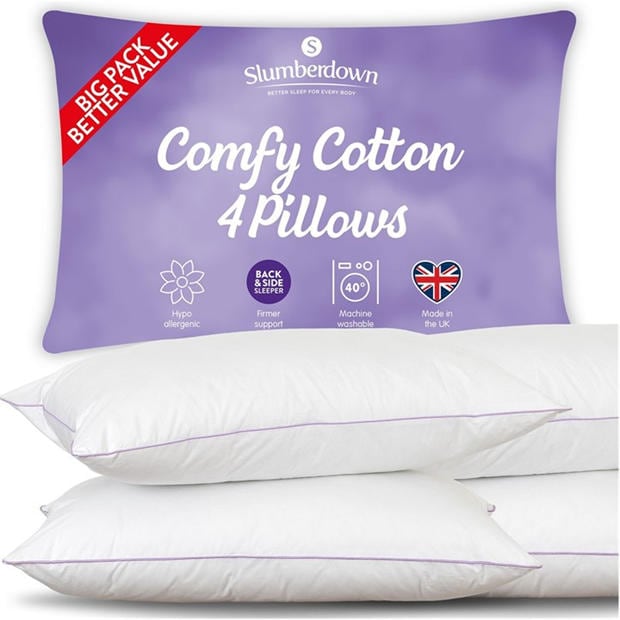 Slumberdown Cotton Firm Support Pillows