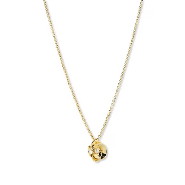 TED BAKER Pearl Flower Pendant Necklace