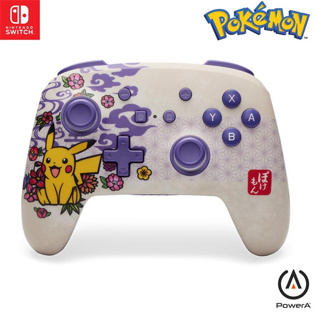 PowerA Enhanced Wireless Controller for Nintendo Switch - PokÃ©mon Blossom