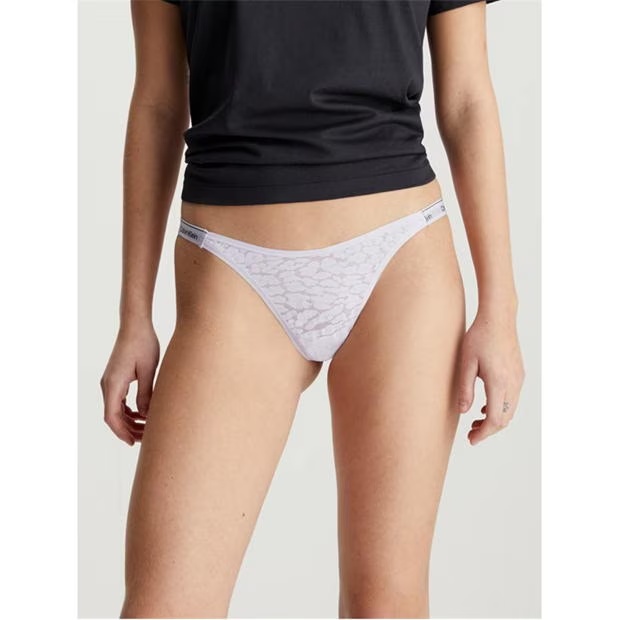Calvin Klein Lace Thong Briefs Womens