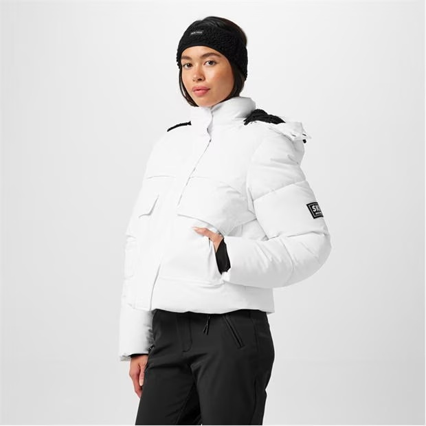 Jack Wills Cropped Puffer Jacket