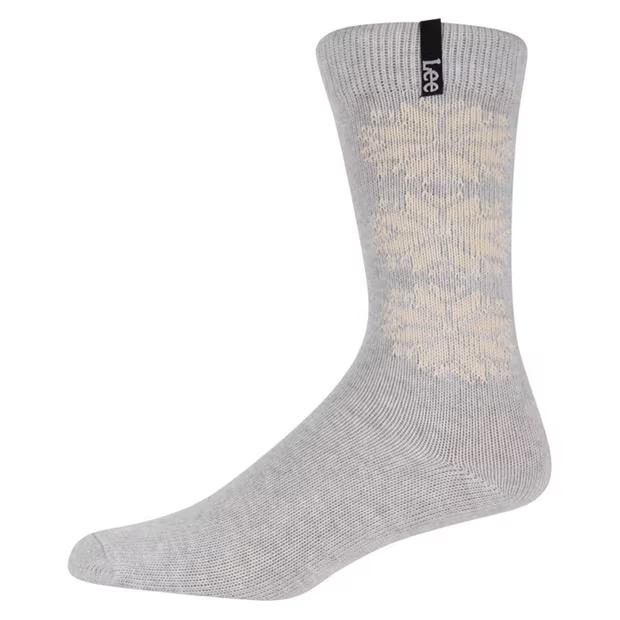 Lee Patterned Boot Socks 2Pack