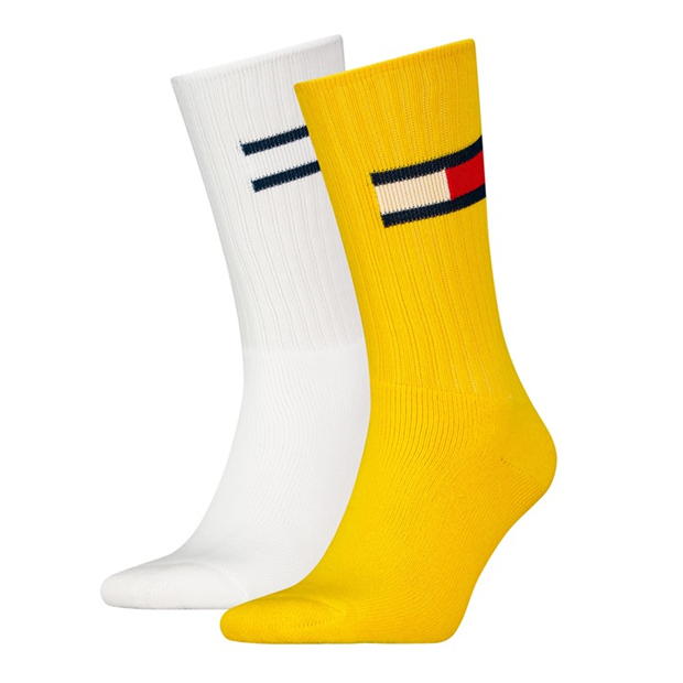 Tommy Hilfiger Flag Logo Crew Socks 2 Pack