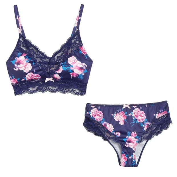 Be You Floral Bra and Brief Set
