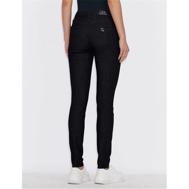 Armani Exchange Womens J01 Skinny Jeans