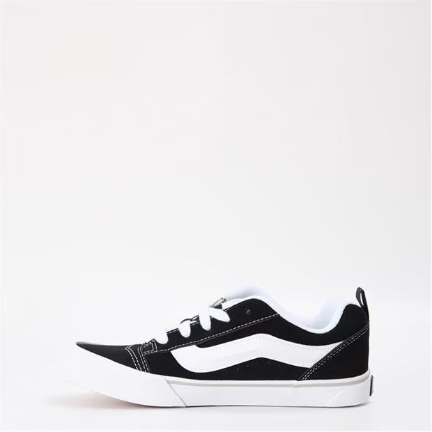 Vans Knu Skool Black/White Canvas Trainers Mens