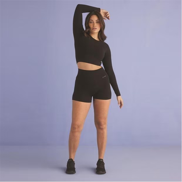 USA Pro Sleeve Seamless Crop Top