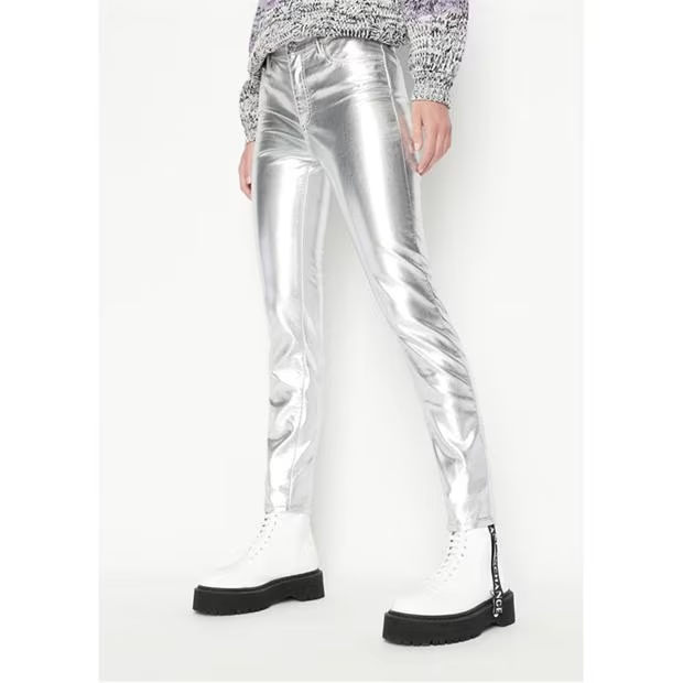 ARMANI EXCHANGE Metallic Skinny Jeans