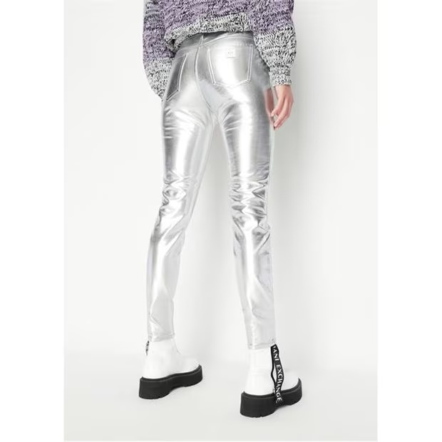 ARMANI EXCHANGE Metallic Skinny Jeans